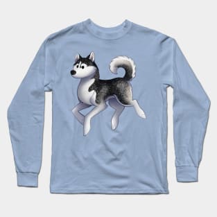 Cozy Husky Long Sleeve T-Shirt